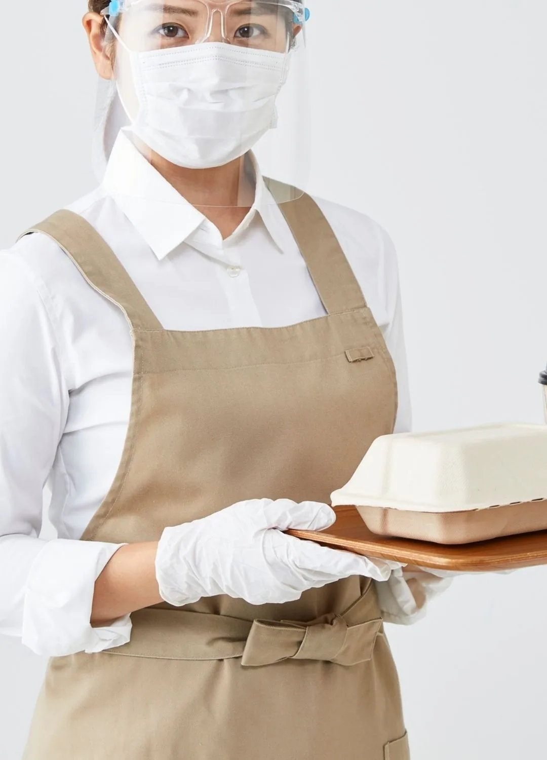 Delantal de protección de Línea de Alimentos